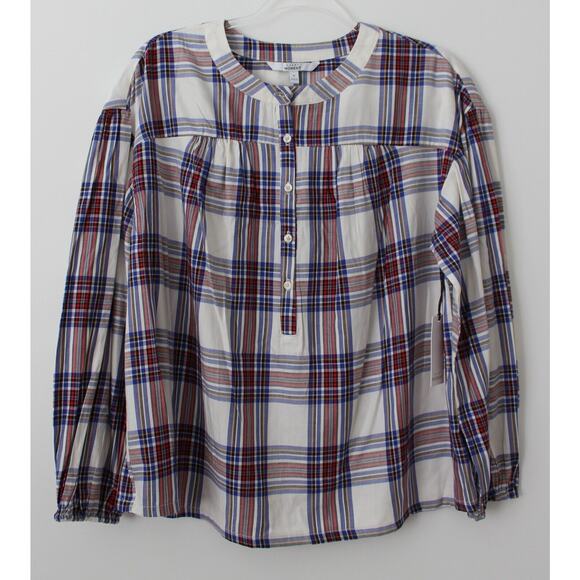 Every Moment Volume Top Long Sleeves Multicolor Size M NWT - Picture 1 of 6